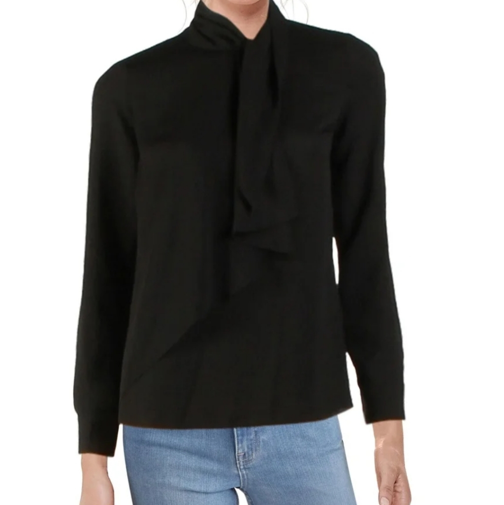 Vince Camuto Ruffled Front Blouse